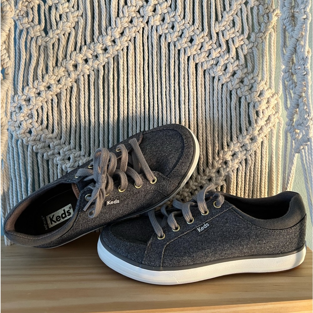 Keds Women's Casual Navy Canvas Sneakers - Navy - Picture 3 of 12